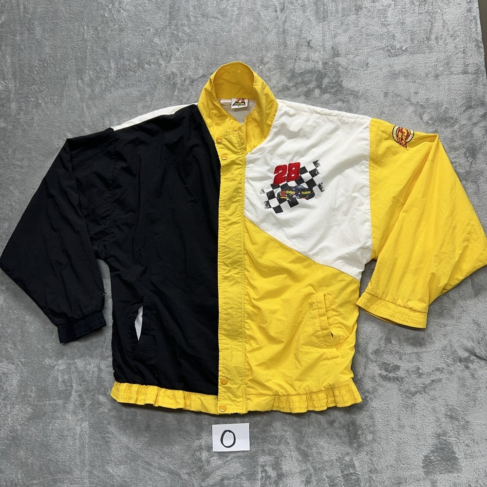 Vintage speed zone racing Windbreaker jacket  100% Nylon Size L Made In USA